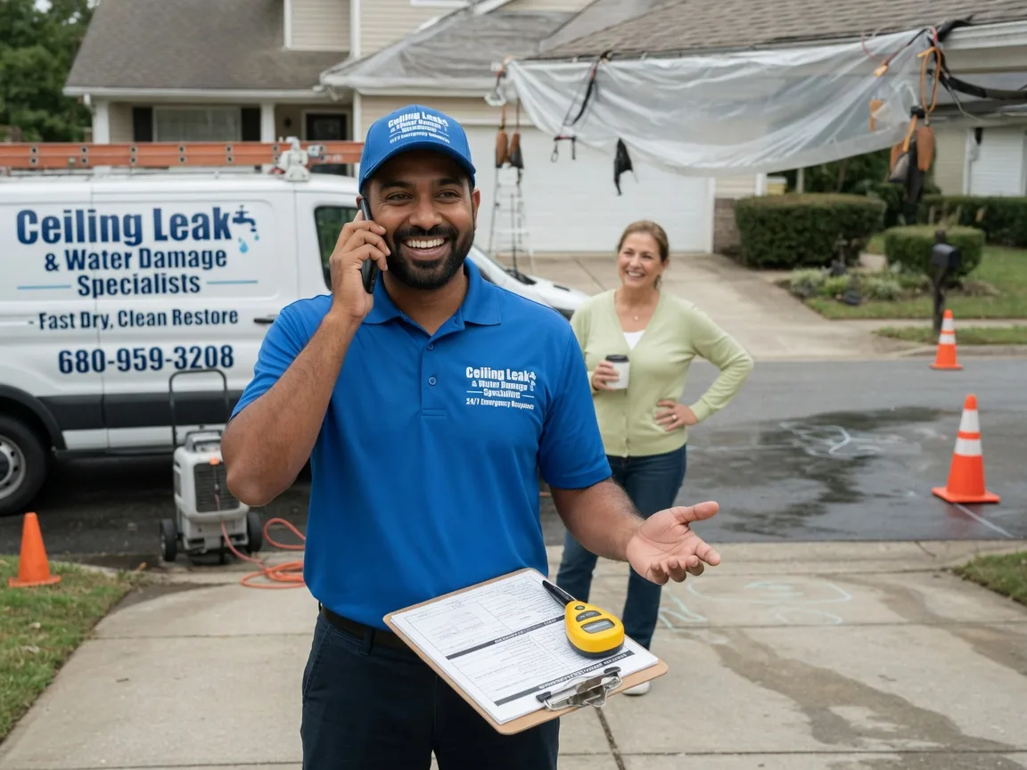 Ceiling Leak Cleanup Milledgeville, IL FAQs